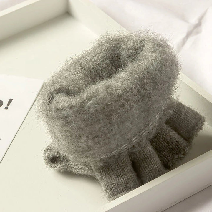 Unisex Half-Finger Touchscreen Winter Gloves