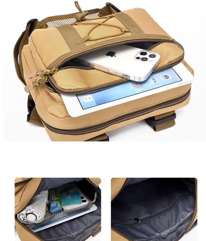Unisex utility chest bag - durable &amp; practical for busy &amp; adven revel