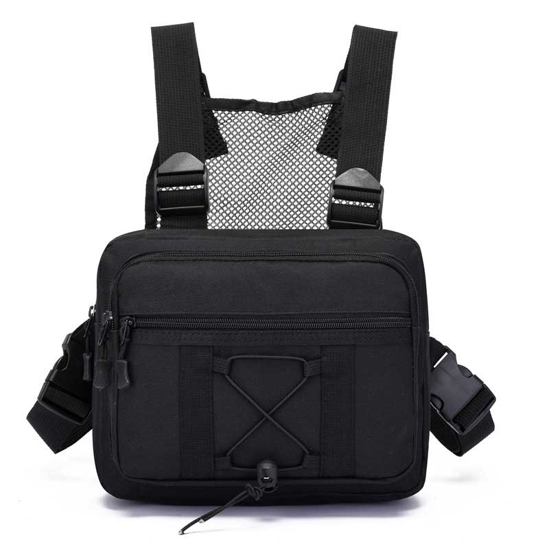 Unisex utility chest bag - durable &amp; practical for busy &amp; adven revel