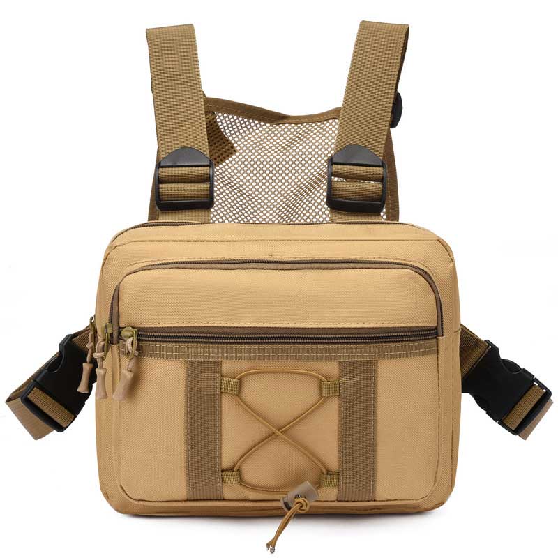 Unisex utility chest bag - durable &amp; practical for busy &amp; adven revel