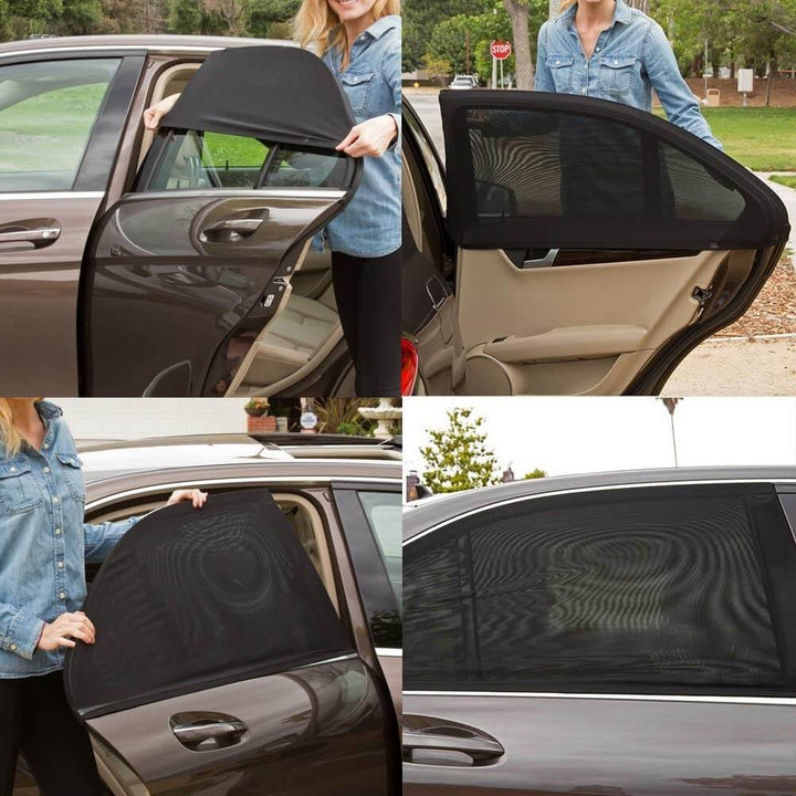 Universal car sun screen deks smile - cool car &amp; uv-skydd
