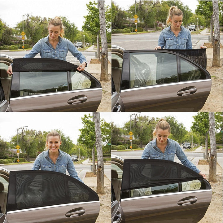 Universal car sun screen deks smile - cool car &amp; uv-skydd