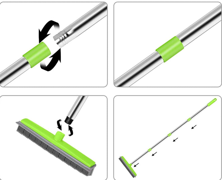Universal Rubber Brush for Effective Pet Hair Removal