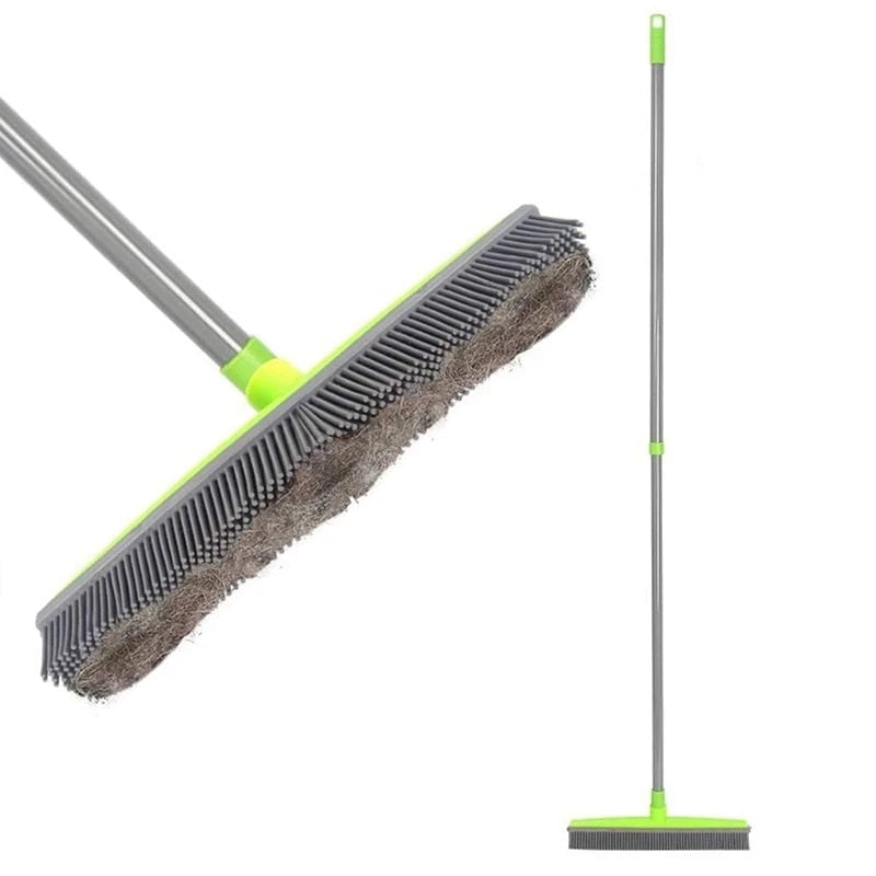 Universal Rubber Brush for Effective Pet Hair Removal