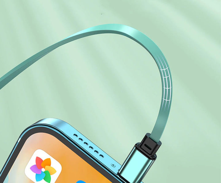 Universal Retractable Charging Cable with Fast Charging and Protection