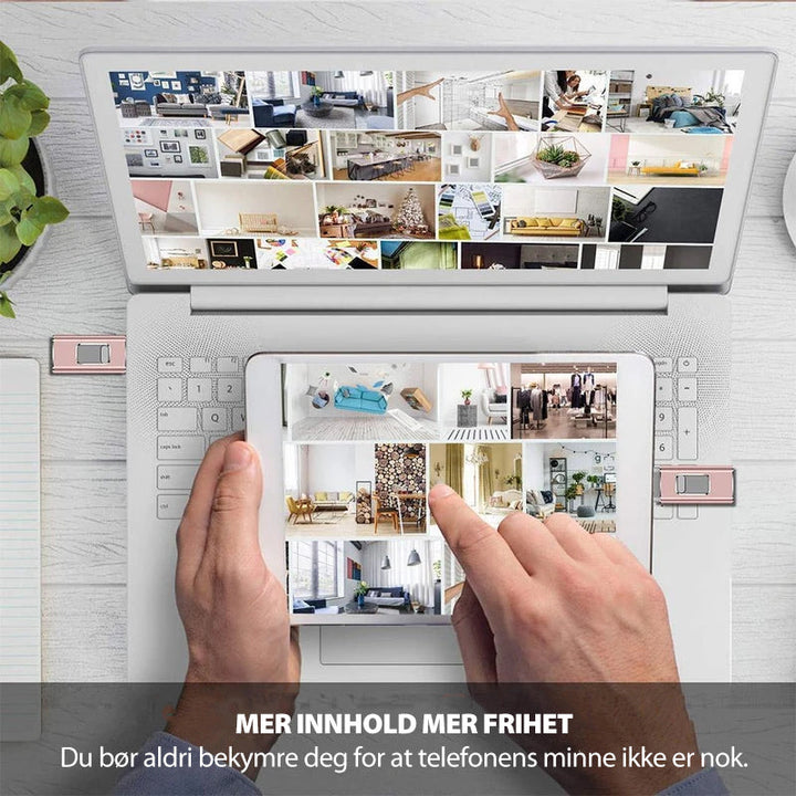 USB-minnepinne for iPhone, iPad and Android - Quick sikkerhetskopi