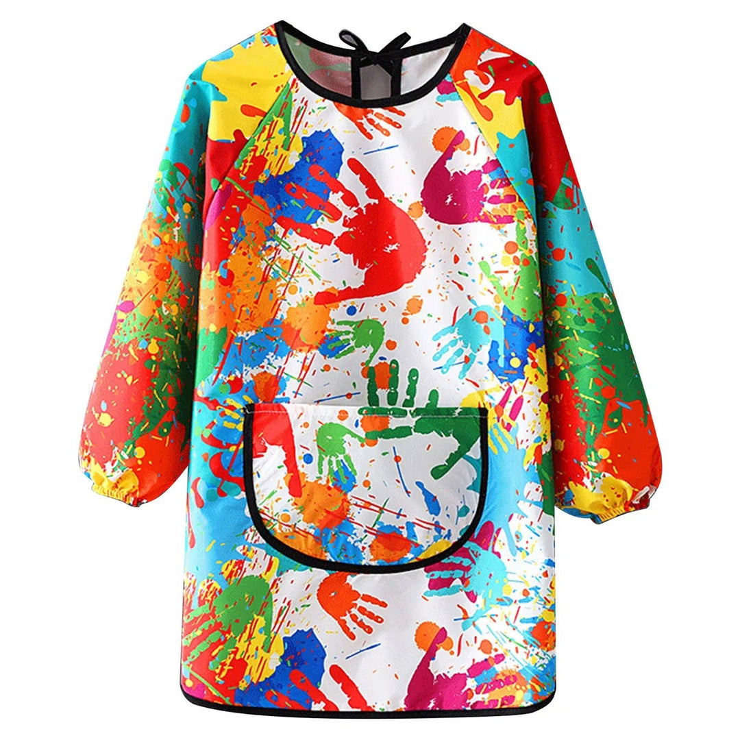 Waterproof kunstmaler disguise for children with long sleeves