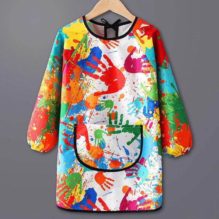 Waterproof kunstmaler disguise for children with long sleeves