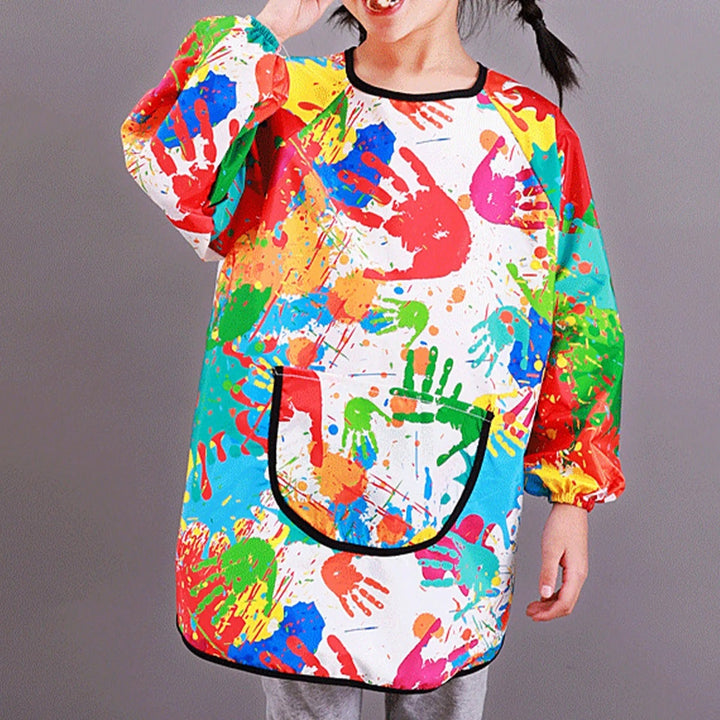 Waterproof kunstmaler disguise for children with long sleeves