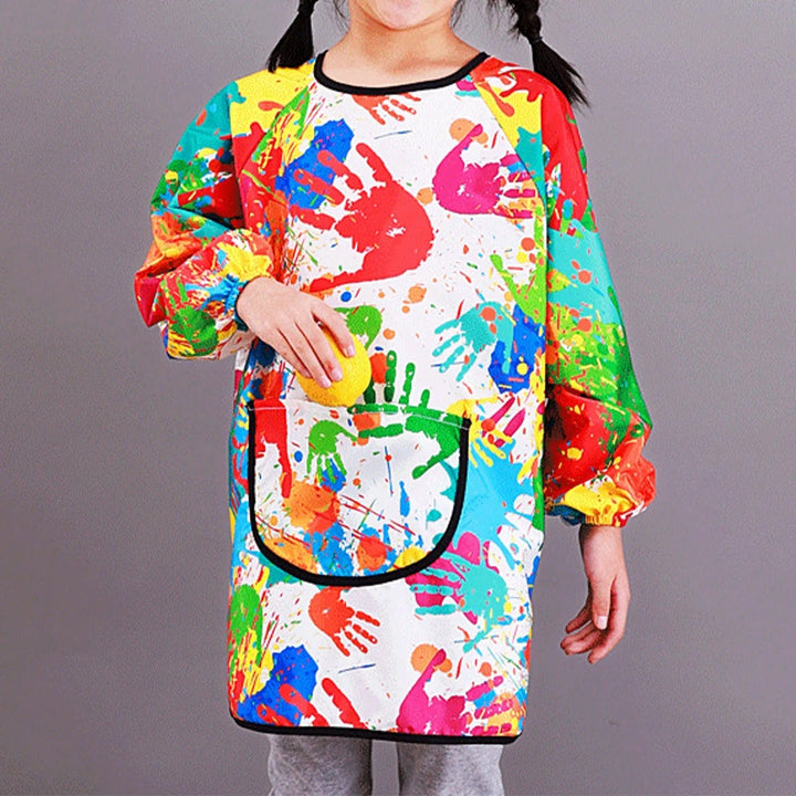 Waterproof kunstmaler disguise for children with long sleeves