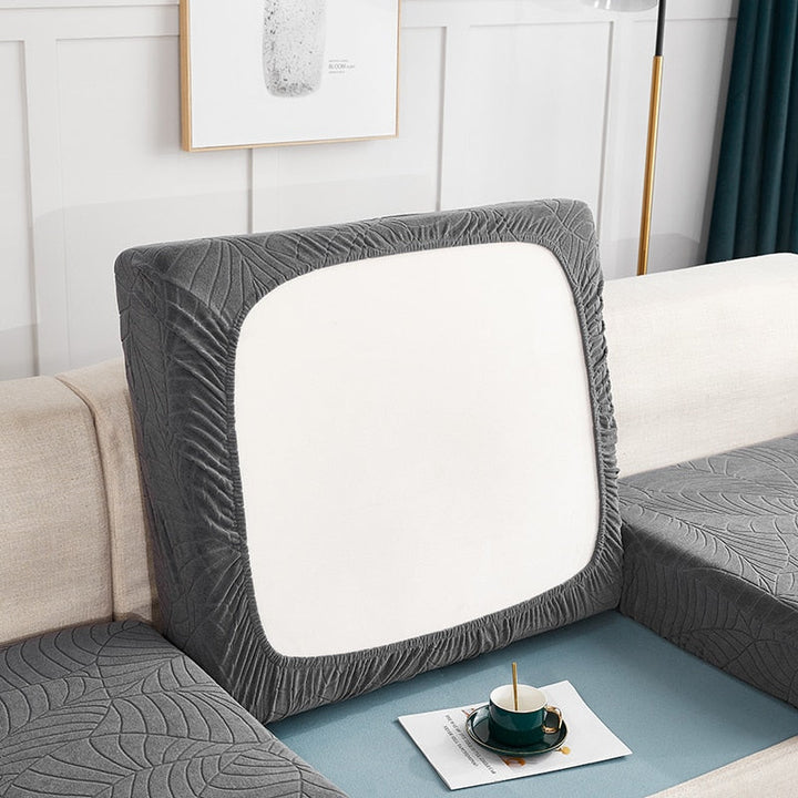 Waterproof and elasticated couch feature for pillow safeguard