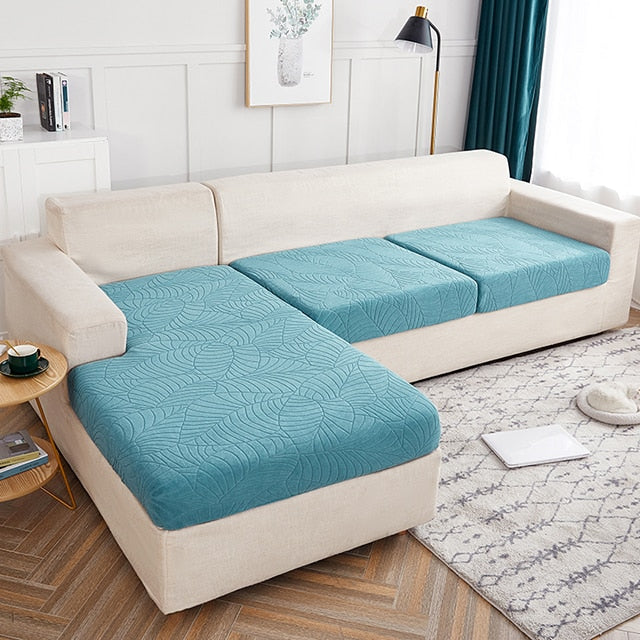 Waterproof and elasticated couch feature for pillow safeguard