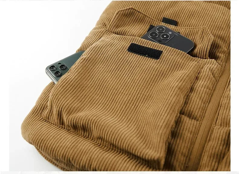 Warm and versatile vest for men