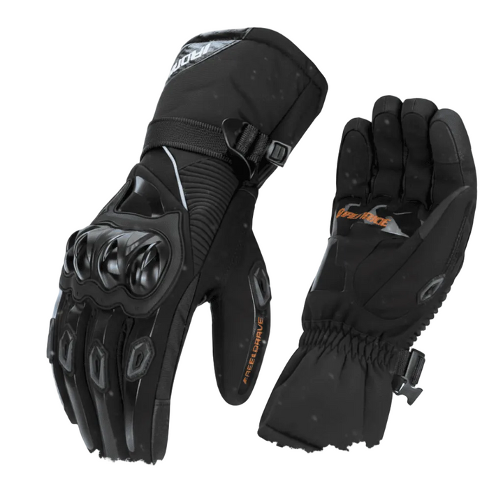 Warm Motorcycle Gloves for Men - Winter Insulated
