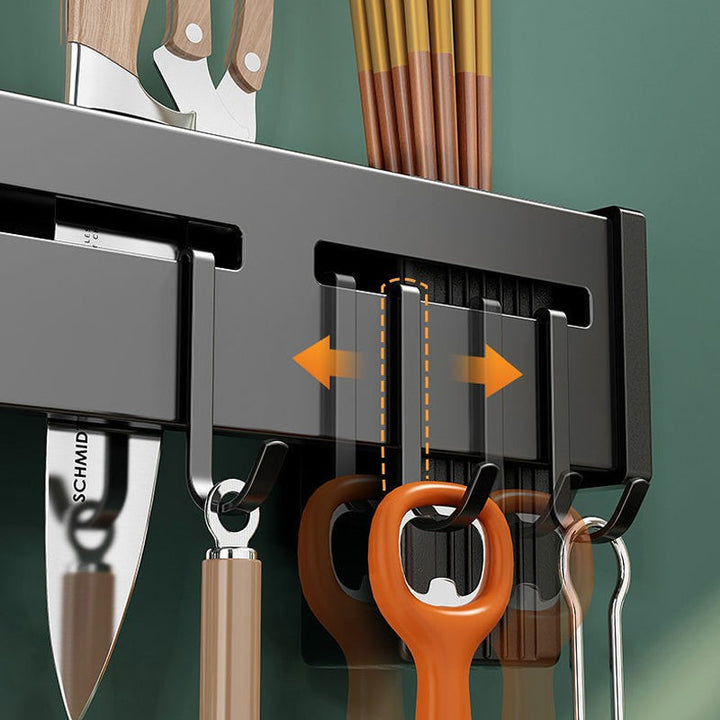 Veggmontert knife socket for kitchen - elegant &amp; platsbe saving