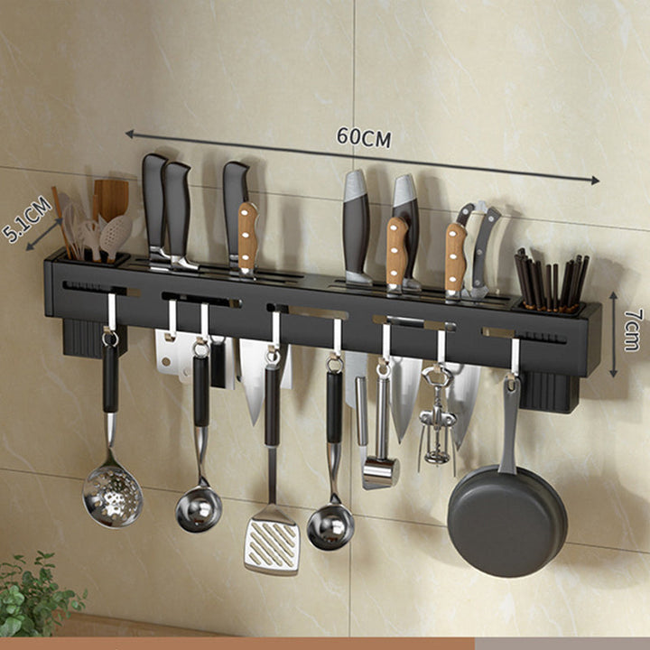 Veggmontert knife socket for kitchen - elegant &amp; platsbe saving