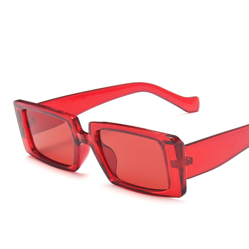 Unisex Vintage Rectangular Sunglasses